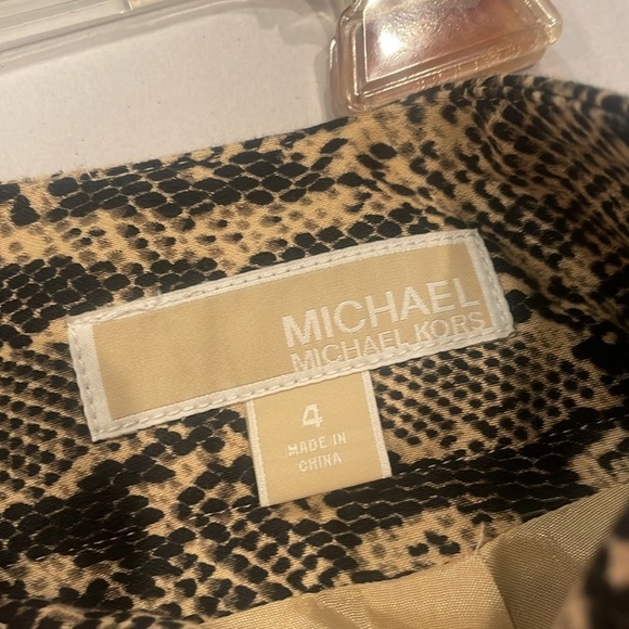 Michael Kors snakeskin pattern straight skirt - Picture 3 of 3